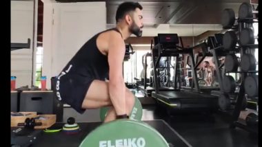 Virat Kohli Prepares for India vs Pakistan Asia Cup 2022 Match With a Hardcore Gym Session (Watch Video)